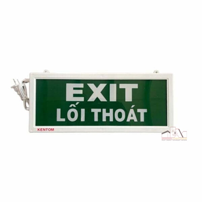 Đèn Exit chỉ hướng Kentom
